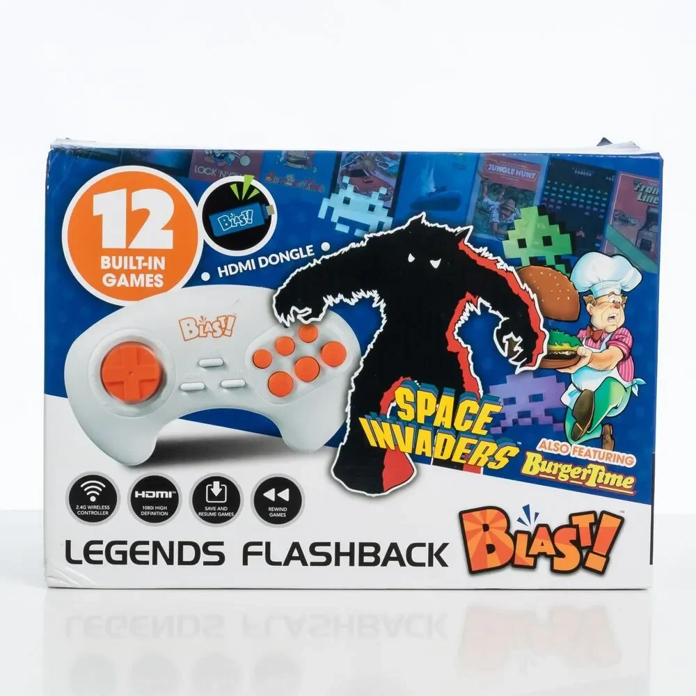 AtGames Legends Flashback Blast Space Invaders Burger Time Jungle Hunt HDMI New